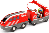 BRIO World 36019 Vonatpálya Készlet Visszahúzó Motoros Mozdonnyal