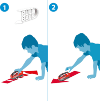 BRIO World 36019 Vonatpálya Készlet Visszahúzó Motoros Mozdonnyal