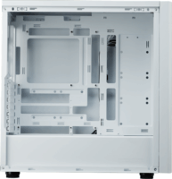 Cooler Master Elite 502 Midi Torony Számítógépház + 3db 120mm ventilátor - Fehér