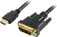 Sharkoon HDMI - DVI-D Single Link Adapterkábel 5m - Fekete