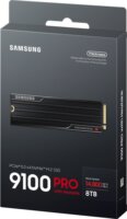 Samsung 8TB 9100 PRO NVMe PCIe 5.0 x4 M.2 SSD Hűtőbordával