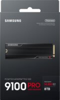 Samsung 8TB 9100 PRO NVMe PCIe 5.0 x4 M.2 SSD Hűtőbordával