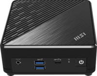 MSI Business DT Cubi N ADL S-225BEU Mini PC (Intel N100 / No RAM / No SSD / No OS) - Fekete