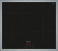 Siemens EH645BFB6E Beépíthető 4 zónás Indukciós Főzőlap 7400 Watt - Fekete