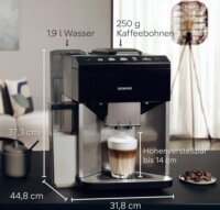 Siemens TQ517D03 Automata Kávéfőző 1500 Watt - Fekete