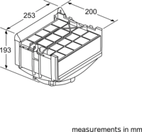 Siemens LZ10FXJ05 CleanAir Páraelszívó aktívszén szűrőkészlet