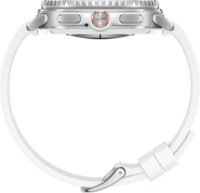 Samsung Galaxy Watch8 Classic Okosóra 46mm Fehér Hibrid szíjjal - Ezüst