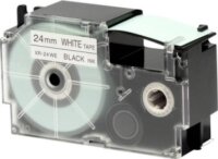 Casio XR-24WE 24mm / 8m Feliratozógép szalag - Fehér alapon fekete