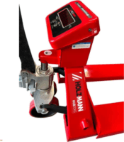 Holzmann HUB30KG Raklapemelő kocsi Mérőműszerrel max 3000kg - Piros