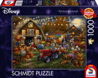 Schmidt Spiele 58048 Thomas Kinkade Studios Disney - Mickey & Minnie Sütőtök Fesztivál 1000 darabos Puzzle