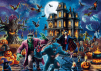 Schmidt Spiele 58871 Halloween éjjel 1000 darabos Puzzle