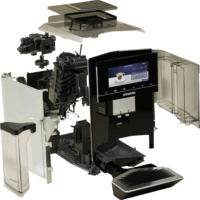 Siemens TQ905DF9 Automata Kávéfőző 1500 Watt - Ezüst / Fekete