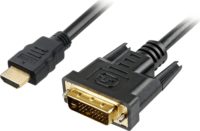 Sharkoon HDMI - DVI-D Dual Link Adapterkábel 5m - Fekete
