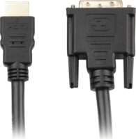 Sharkoon HDMI - DVI-D Dual Link Adapterkábel 1m - Fekete