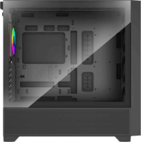 Xilence Flux X916 Midi Torony Számítógépház + 4db 120mm ARGB ventilátor - Fekete