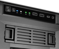 SilverStone SST-CS383 Midi Torony Szerver Számítógépház + 2db 92mm + 1db 140mm ventilátor - Fekete