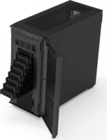 SilverStone SST-CS383 Midi Torony Szerver Számítógépház + 2db 92mm + 1db 140mm ventilátor - Fekete