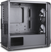 Silentware Air 10 Midi Torony Számítógépház + 2db 140mm ARGB ventilátor - Fekete