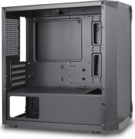 Silentware Air 10 Midi Torony Számítógépház + 2db 140mm ARGB ventilátor - Fekete