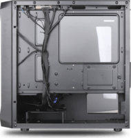 Silentware Air 10 Midi Torony Számítógépház + 2db 140mm ARGB ventilátor - Fekete