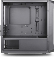 Silentware Air 10 Midi Torony Számítógépház + 2db 140mm ARGB ventilátor - Fekete