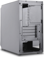 Silentware Air 10 Midi Torony Számítógépház + 2db 140mm ARGB ventilátor - Fekete