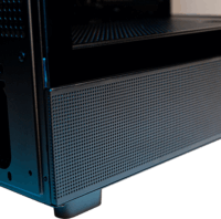 SilverStone Lucid 04 Mini Torony Számítógépház + 3db 120mm ARGB ventilátor - Fekete