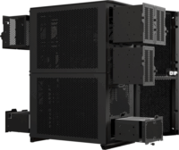 SilverStone ALTA D1 Full Tower Számítógépház + 1db 140mm + 2db 180mm ventilátor - Fekete