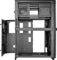 SilverStone ALTA D1 Full Tower Számítógépház + 1db 140mm + 2db 180mm ventilátor - Fekete