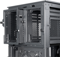 SilverStone ALTA D1 Full Tower Számítógépház + 1db 140mm + 2db 180mm ventilátor - Fekete