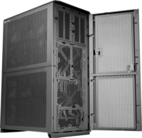 SilverStone ALTA D1 Full Tower Számítógépház + 1db 140mm + 2db 180mm ventilátor - Fekete