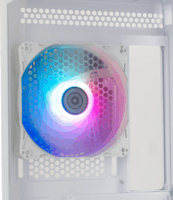 SilverStone FARA 514X Midi Torony Számítógépház + 4db 120mm ARGB ventilátor - Fehér