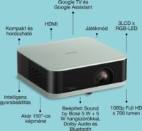 Epson Lifestudio Pop - EF-61G FullHD 700 Lumen Projector - Jégzöld
