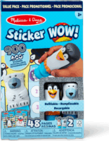 Spin Master Melissa & Doug Sticker WOW! 2 db-os Matricabélyegző készlet - Jegesmedve/Pingvin