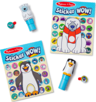 Spin Master Melissa & Doug Sticker WOW! 2 db-os Matricabélyegző készlet - Jegesmedve/Pingvin