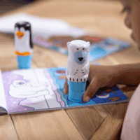 Spin Master Melissa & Doug Sticker WOW! 2 db-os Matricabélyegző készlet - Jegesmedve/Pingvin