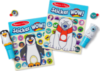 Spin Master Melissa & Doug Sticker WOW! 2 db-os Matricabélyegző készlet - Jegesmedve/Pingvin