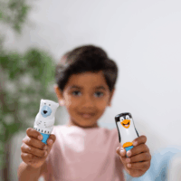 Spin Master Melissa & Doug Sticker WOW! 2 db-os Matricabélyegző készlet - Jegesmedve/Pingvin