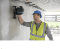 Bosch 0601065401 Akkumulátoros Lézeres szintező készlet kofferben max 100m - Kék/Fekete