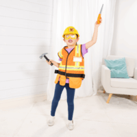 Spin Master Melissa & Doug Építőmunkás jelmez 3-6 éves gyerekeknek