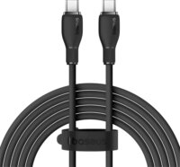 Baseus Pudding USB-C Apa - USB-C Apa 2.0 Adat és Töltőkábel 100W 1,2m - Fekete