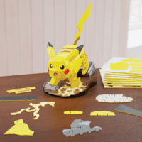Spin Master 4D Build Pokémon Pikachu 201 darabos karton makett