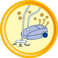 Swirl 18522 Általános porszívó illatosító rúd citromos illattal (5 db / csomag)