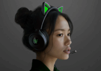 Razer Kraken Kitty V3 X Vezetékes Gamer Headset - Fekete