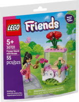 LEGO 30721 Friends - Virágárus Stand Rózsákkal