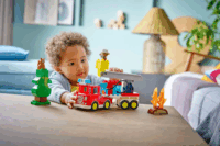 LEGO 10473 Duplo - Tűzoltóautó Tömlővel És Tűzoltóval