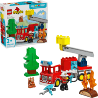 LEGO 10473 Duplo - Tűzoltóautó Tömlővel És Tűzoltóval