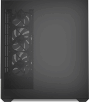 Sharkoon AK7 ARGB Midi Torony Számítógépház + 4db 120mm ventilátor - Fekete