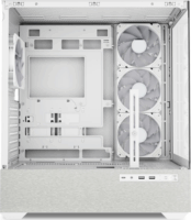 Sharkoon AK7 ARGB Midi Torony Számítógépház + 4db 120mm ventilátor - Fehér