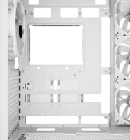 Sharkoon AK7 ARGB Midi Torony Számítógépház + 4db 120mm ventilátor - Fehér